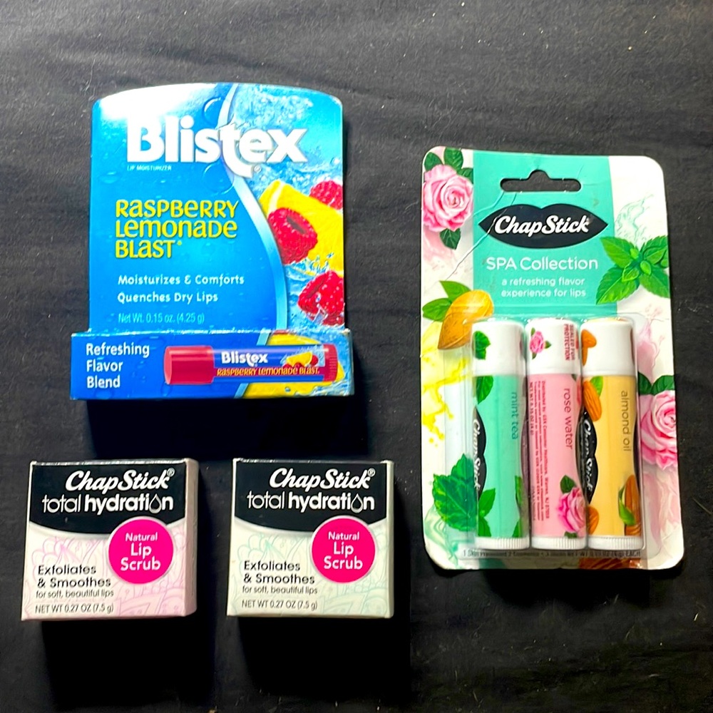 Lip Balms and Lip Scrubs
